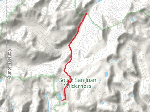 Blue Lake via Conejos River Trail