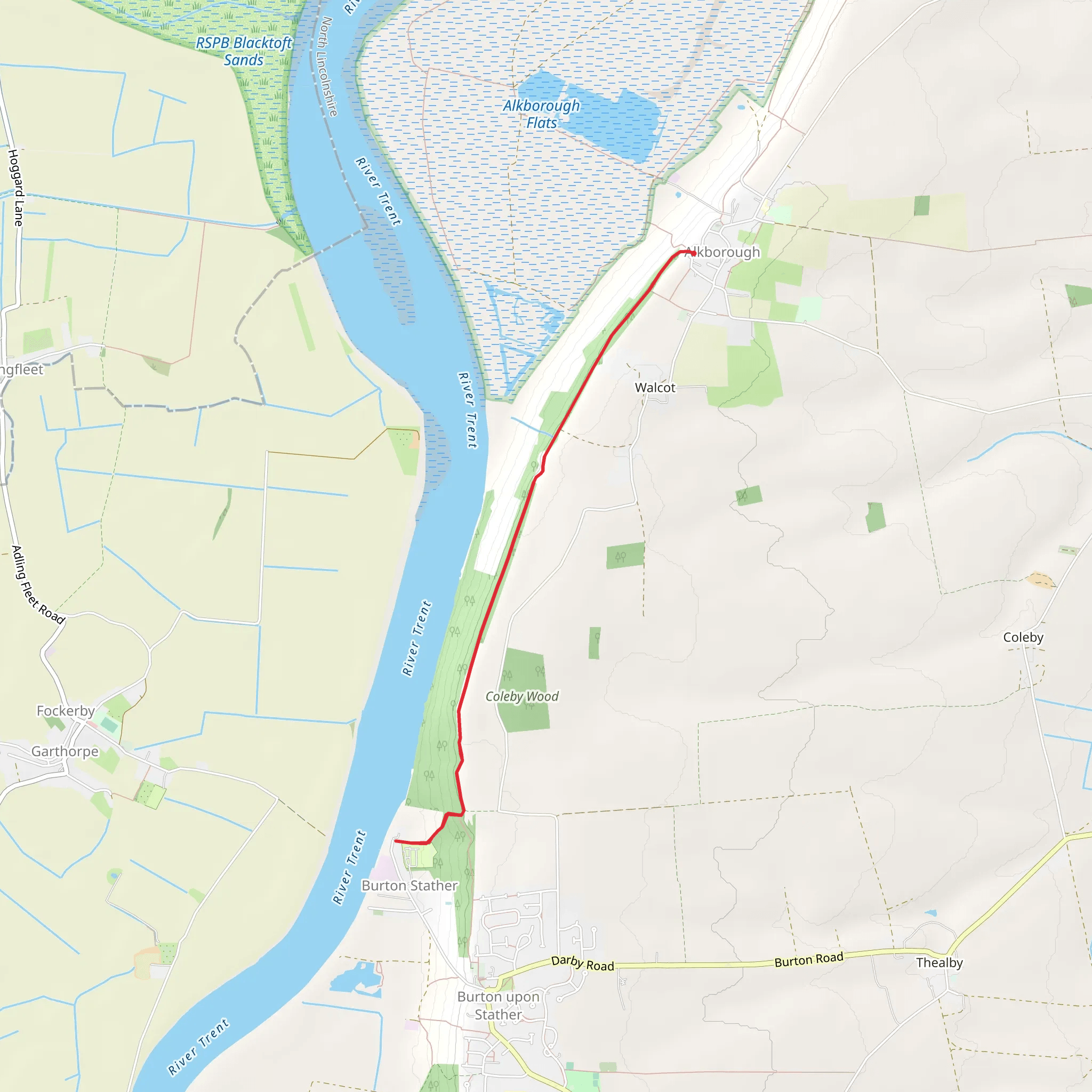 Kell Well and Hill Top Plantation Walk mobile static map