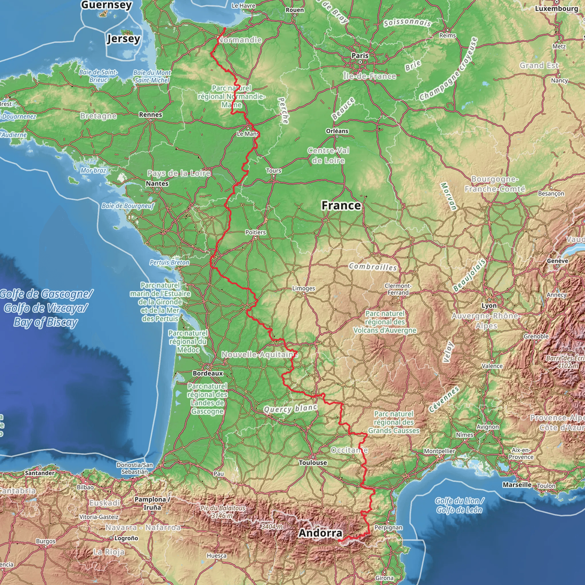 GR 36 mobile static map