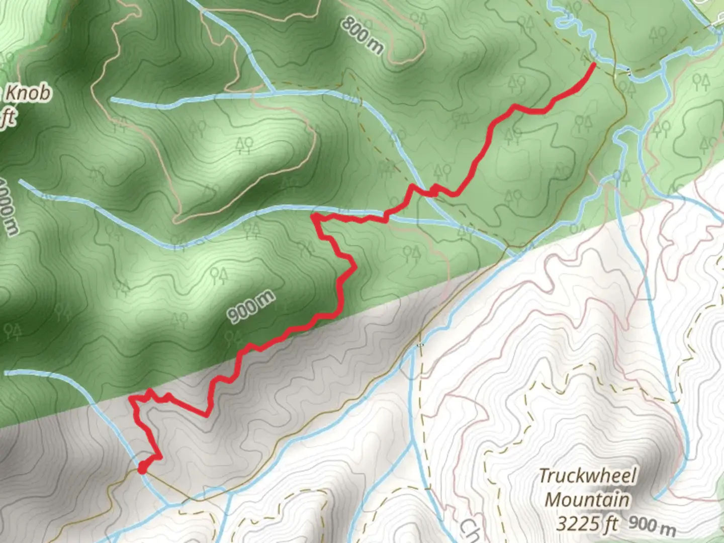 An image depicting the trail Lower Sidehill Trail and its surrounding area.