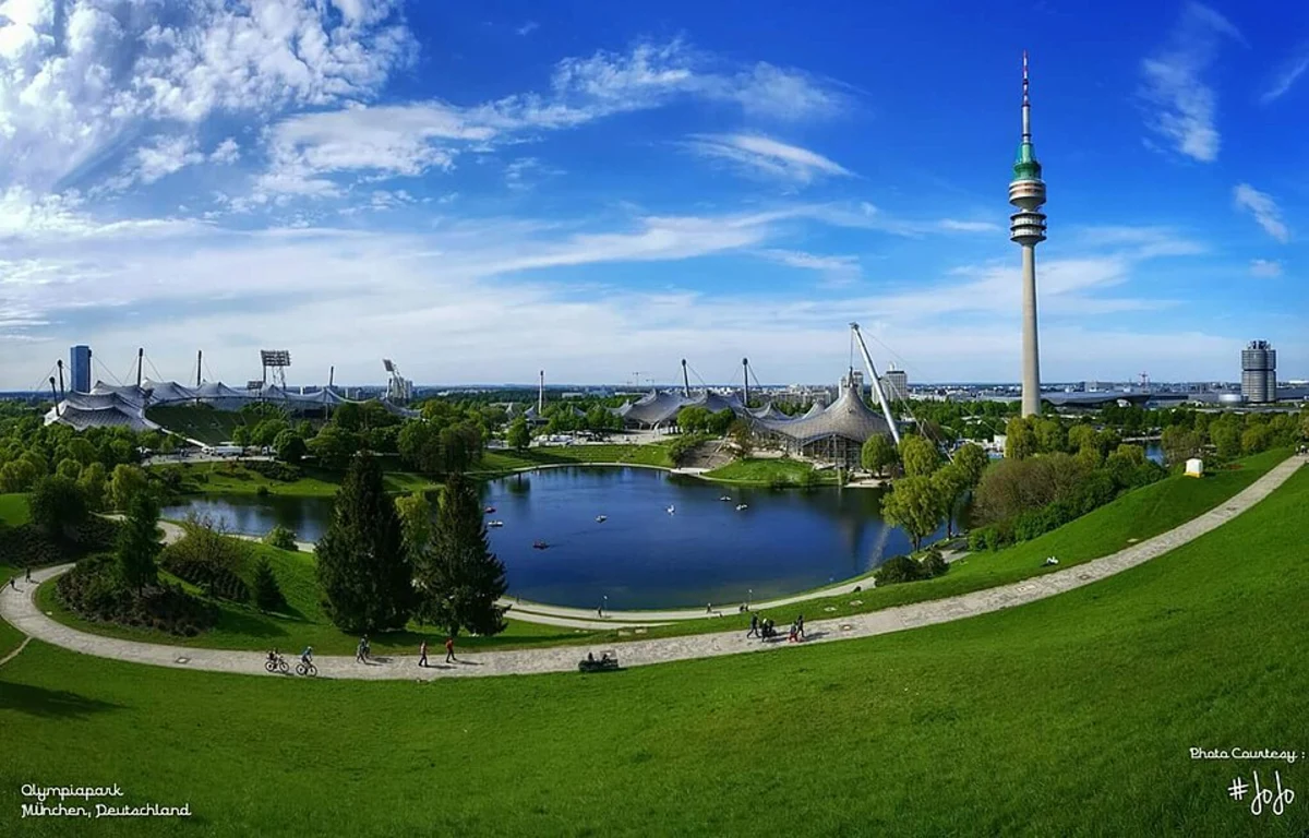 Olympiapark Loop via Kleiner Olympiasee and Großer Olympiasee