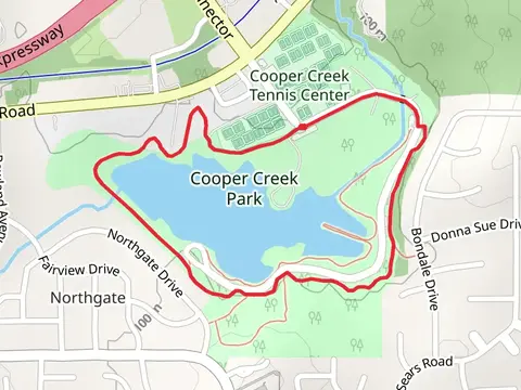 Cooper Creek Park Fitness Trail Loop
