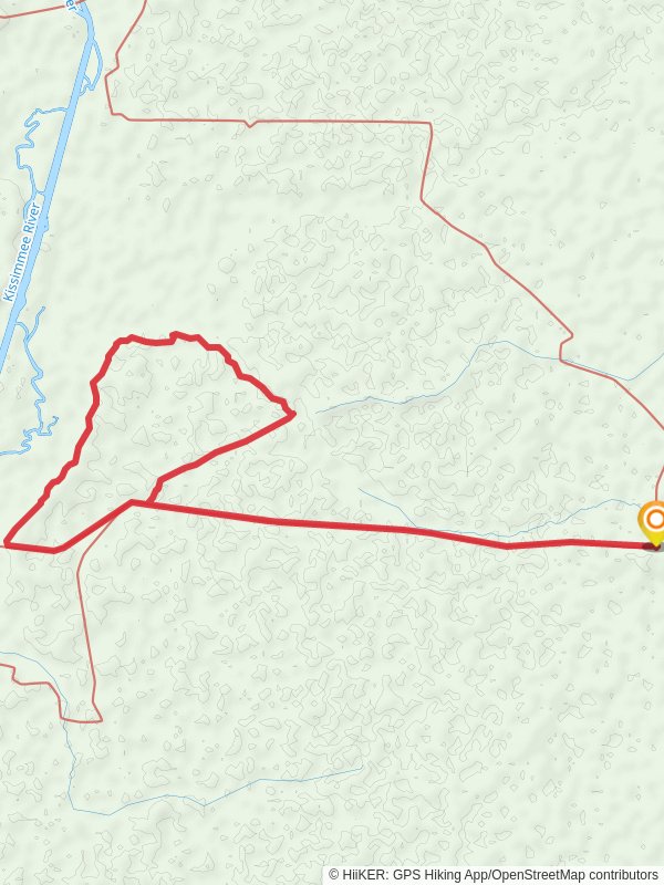 McGuire Hammock Trail and Military Trail mobile static map