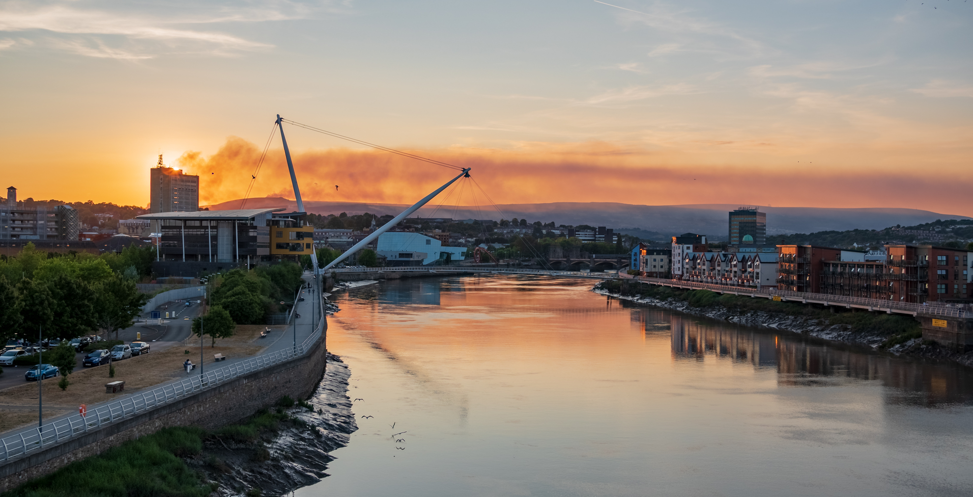 An image depicting the trail Newport Taps and its surrounding area.
