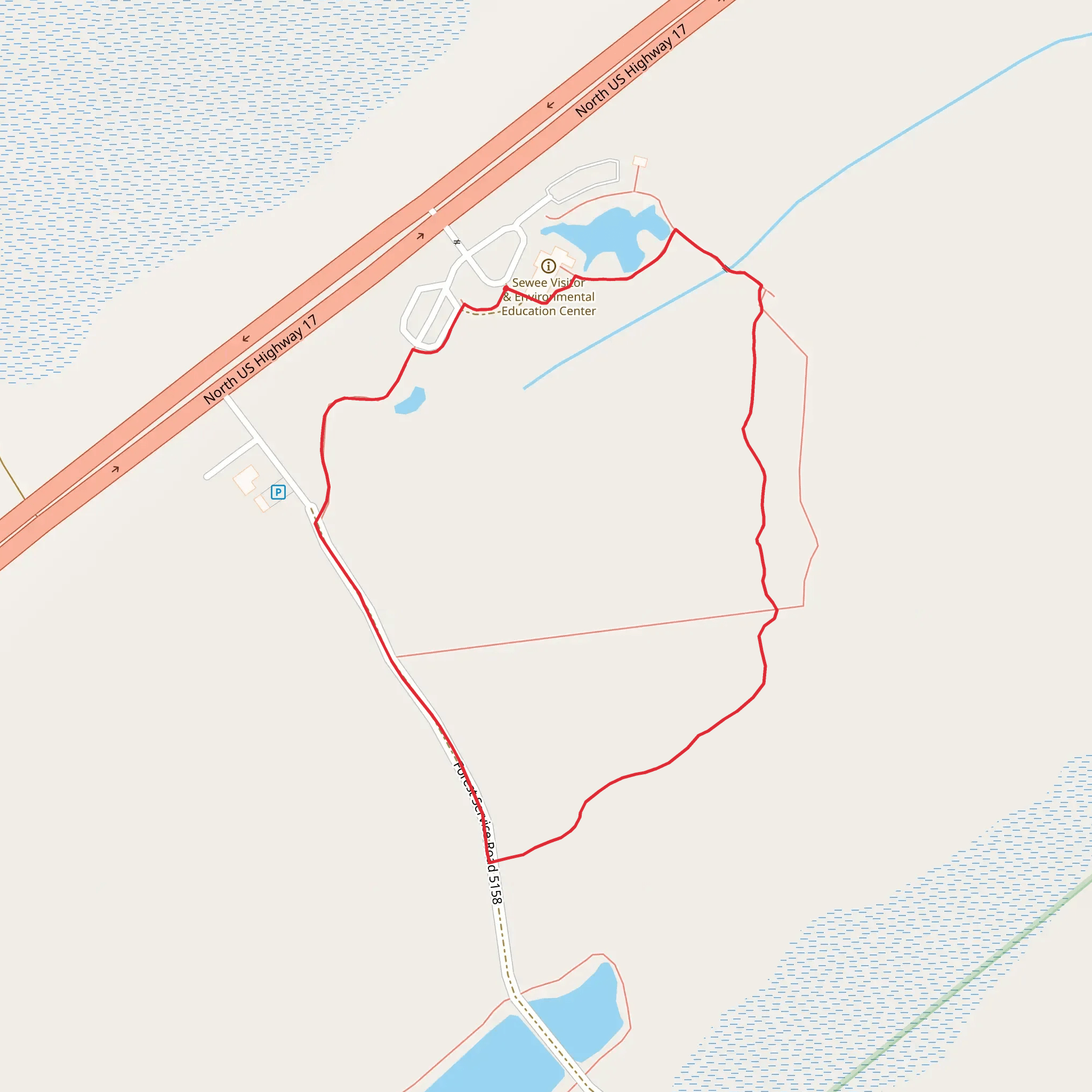 Nebo Trail mobile static map