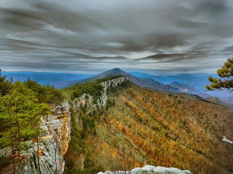 An image depicting the trail North Fork Mountain Trail and its surrounding area.