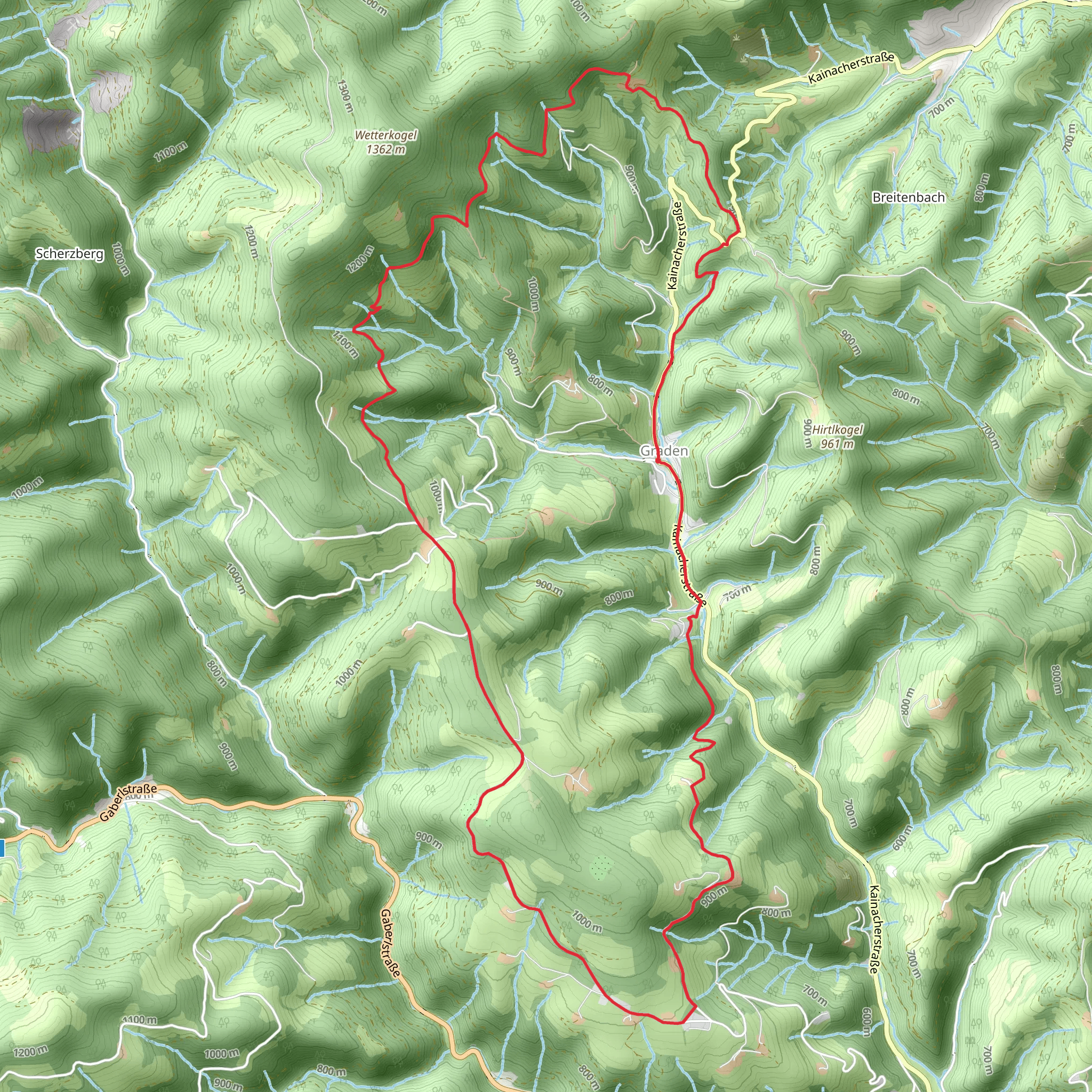 Kern - Buam Panoramic Trail mobile static map
