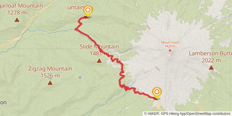 Ultra Pedestrian North Loop stage 154 Map