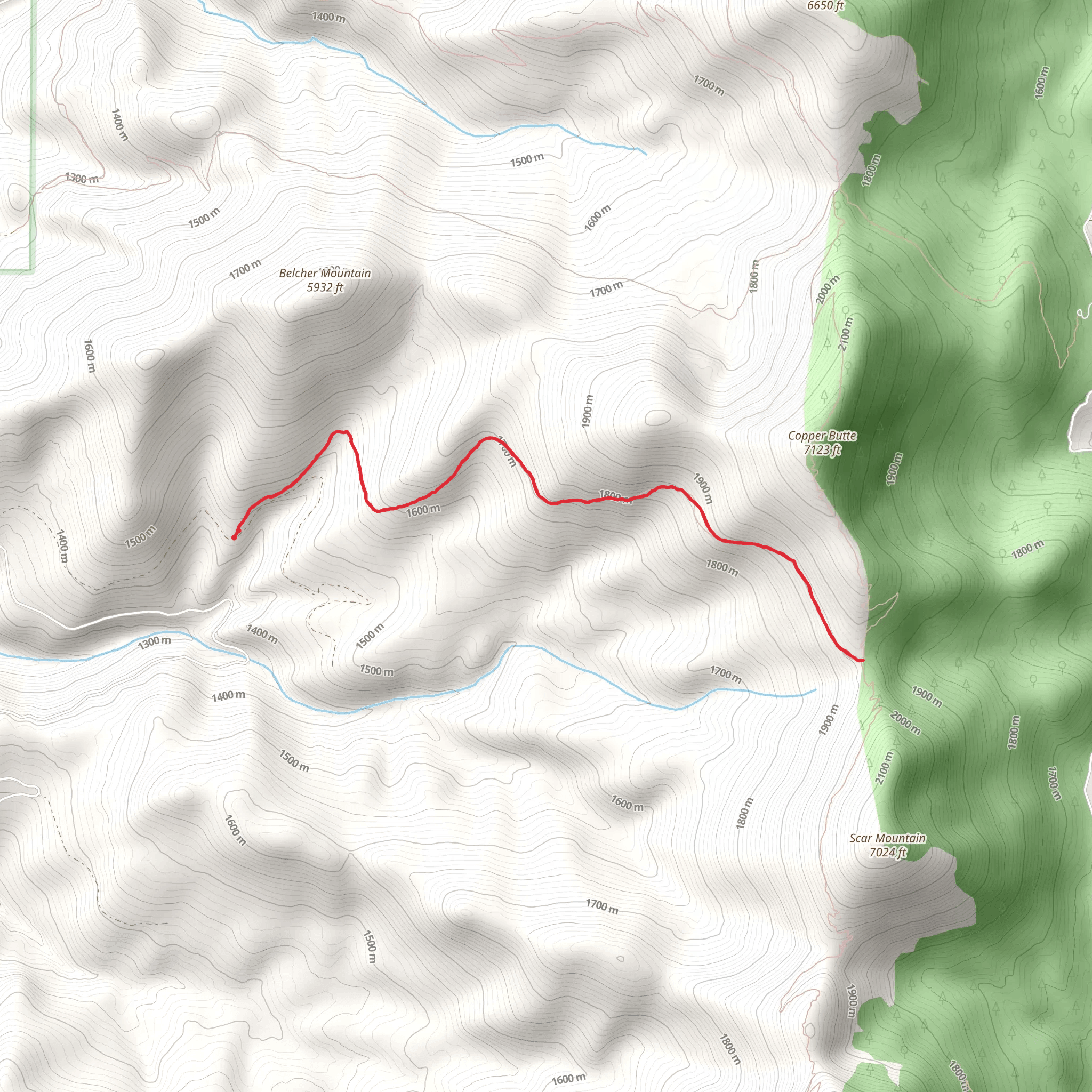Marcus Trail mobile static map