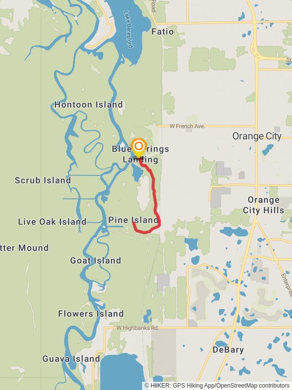 The Lagoon - Pine Island Trail mobile static map