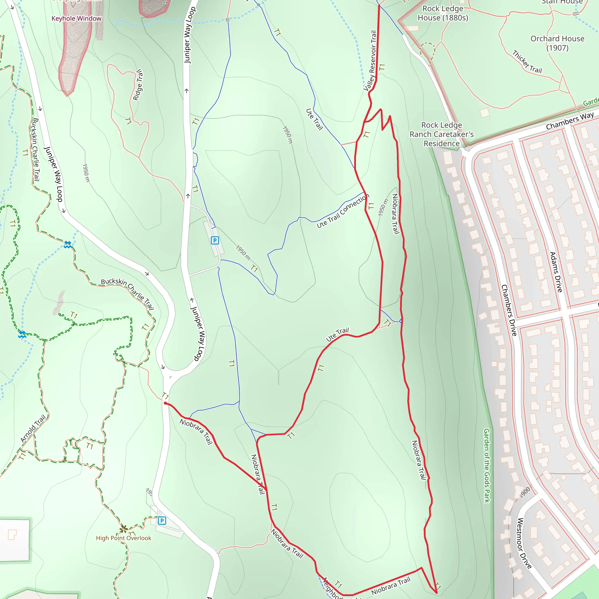 Niobrara Loop Trail mobile static map