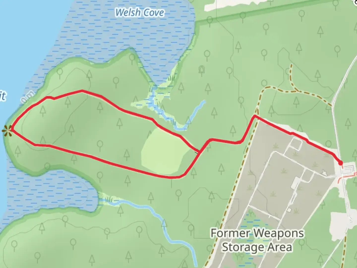 An image depicting the trail Ferry Way Trail and its surrounding area.