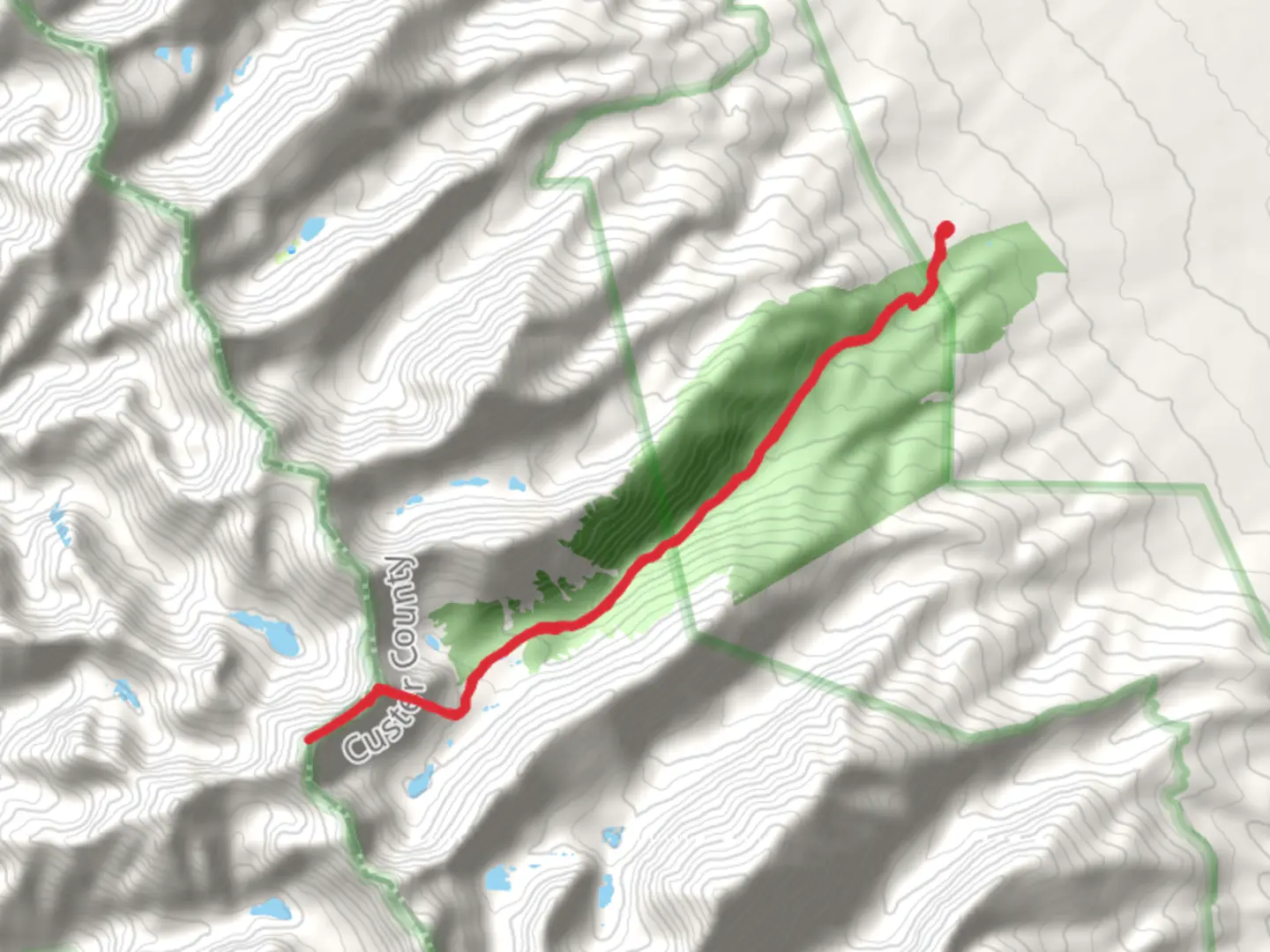 An image depicting the trail Mount Adams via Horn Creek Trail and its surrounding area.