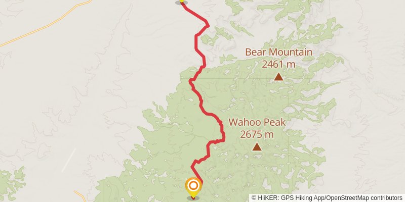 Continental Divide Trail - New Mexico stage 25 Map