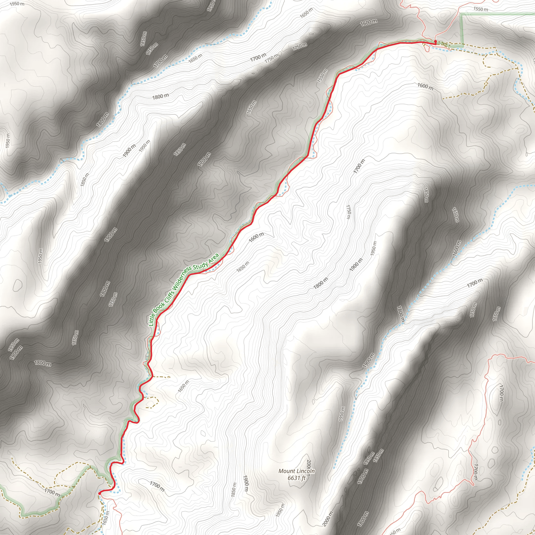 Coal Canyon mobile static map