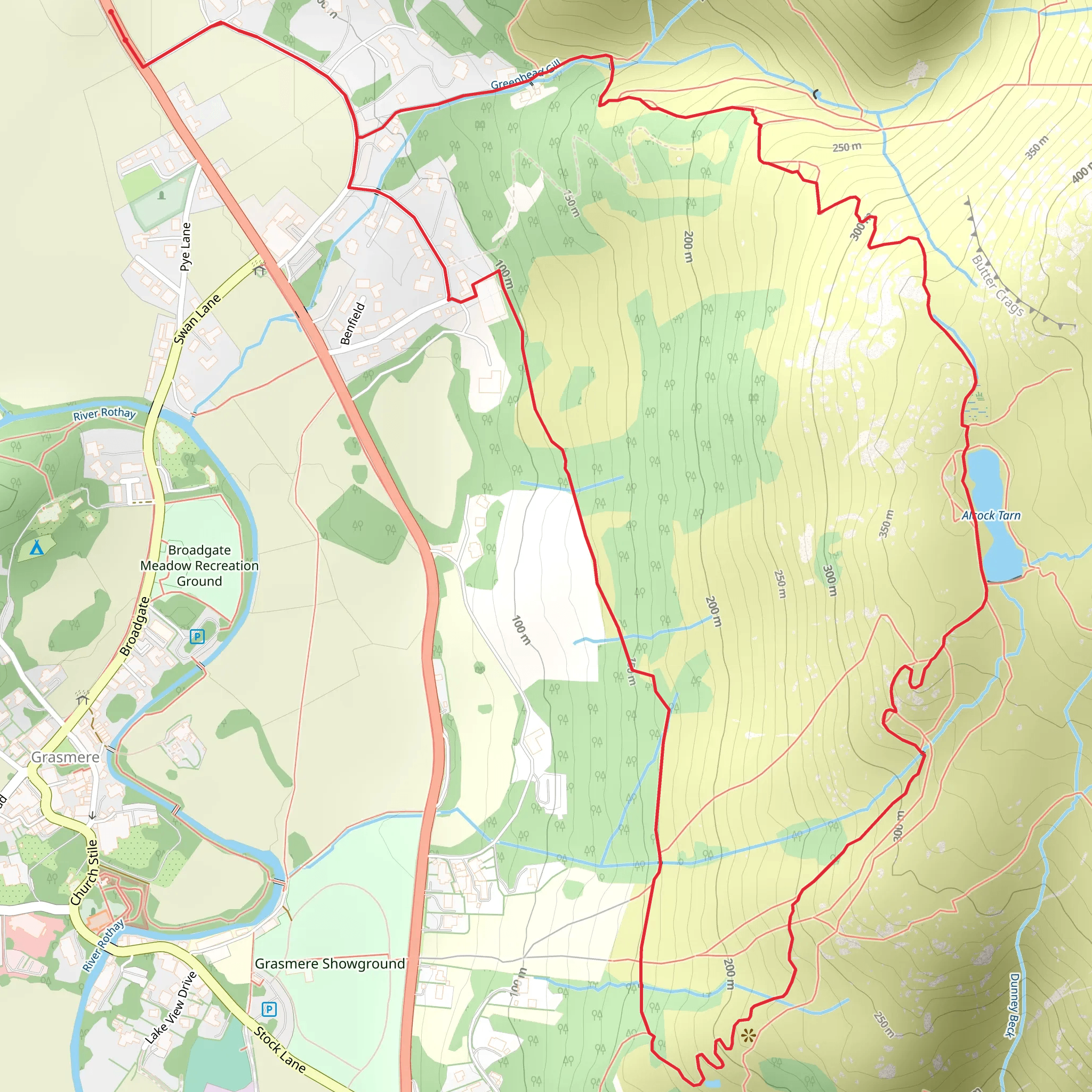 Forestside Plantation Loop mobile static map