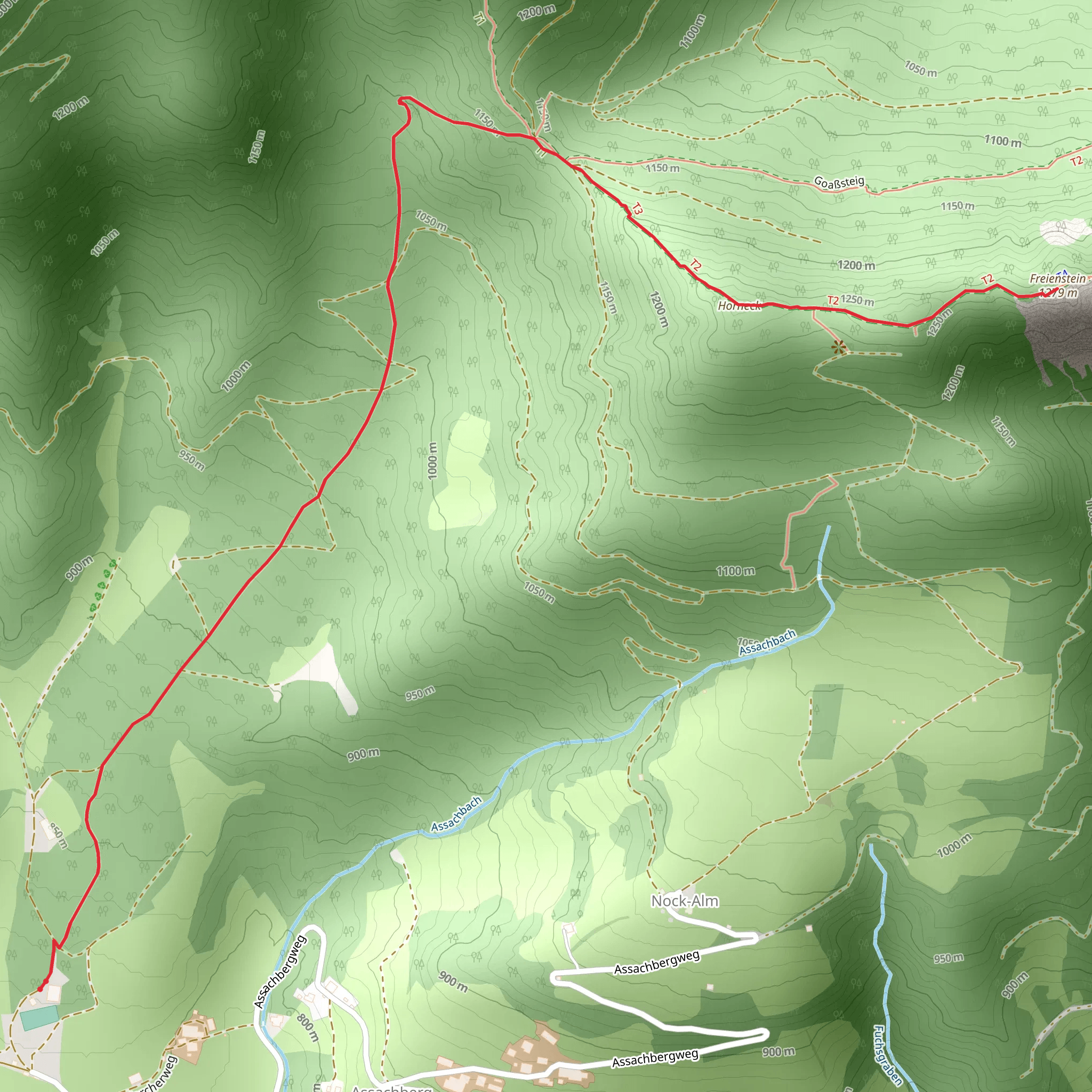 Freienstein Hike mobile static map