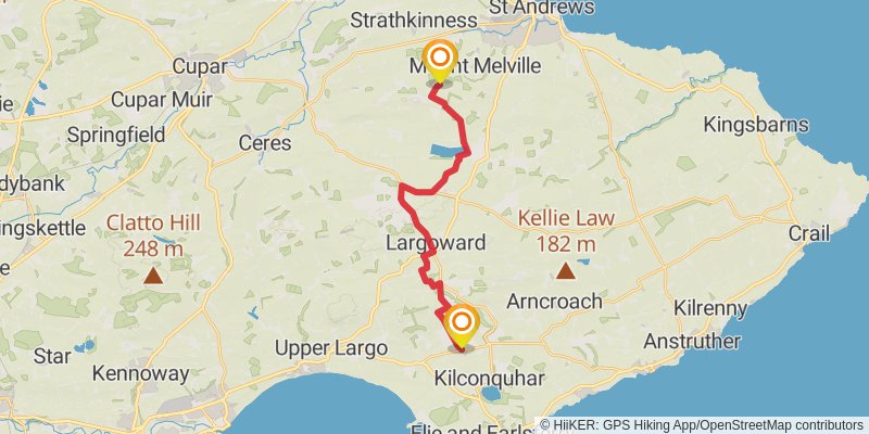 St Margaret's Way stage 5 Map