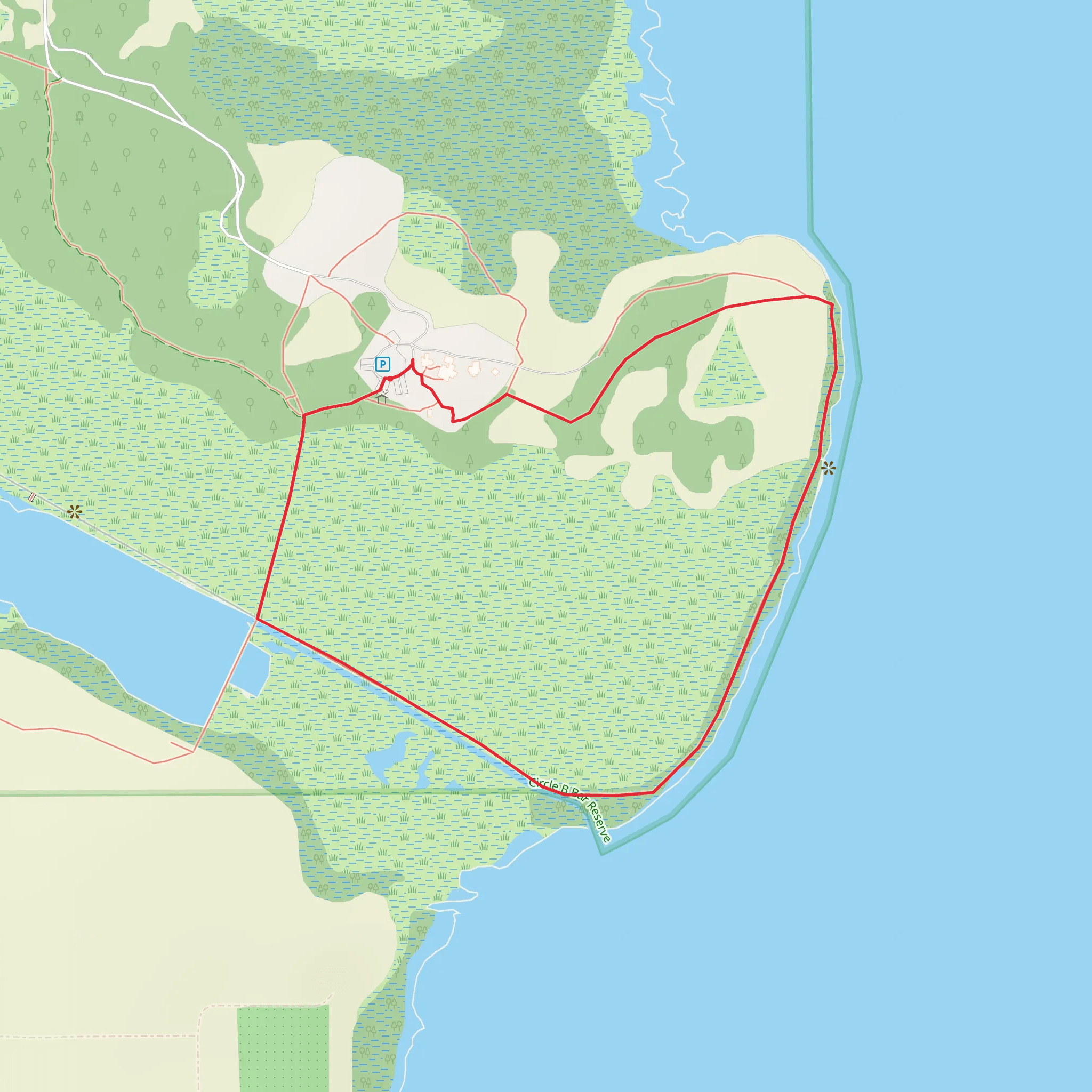 Jacque Lee Lane Loop mobile static map