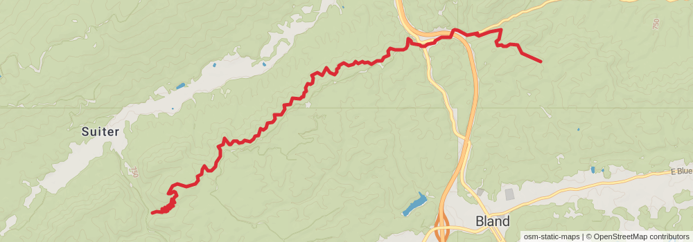 American Perimeter Trail - Southern Appalachian Primary stage 36 Map