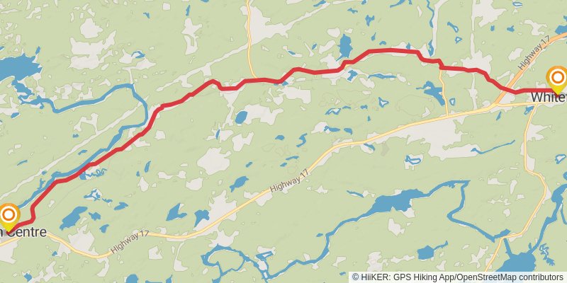 Waterfront Trail stage 115 Map