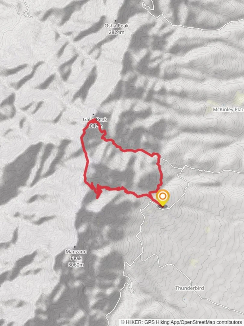 An image depicting the trail Ox Canyon Trail and Red Canyon Trail and its surrounding area.