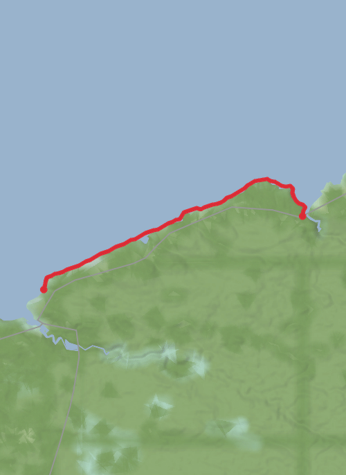 East Hants Hiking mobile static map