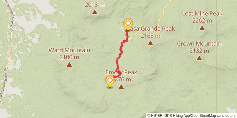 Outer Mountain Loop stage 4 Map