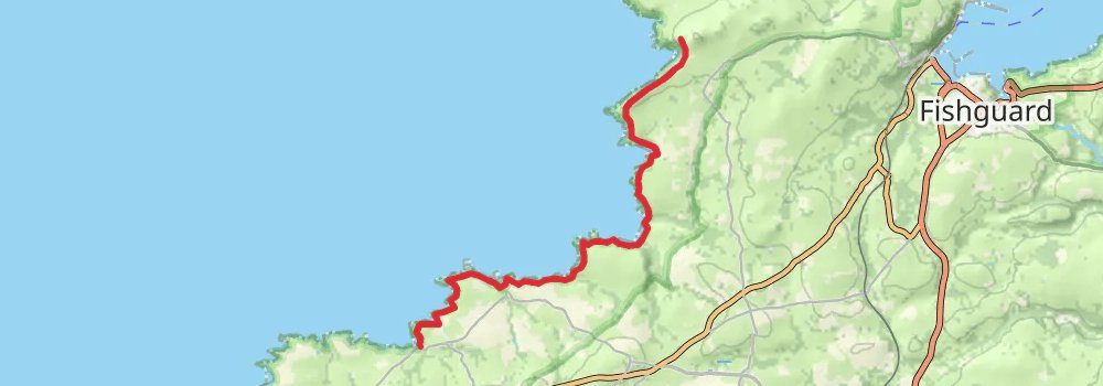 Wales Coast Path stage 43 Map