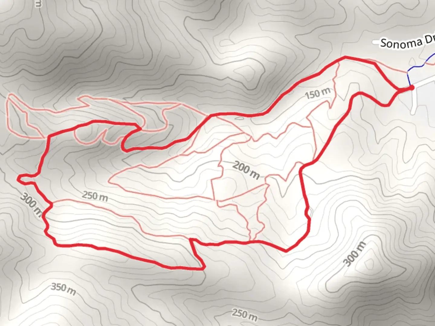 An image depicting the trail Preserve and Eggelleggen Loop Trail and its surrounding area.