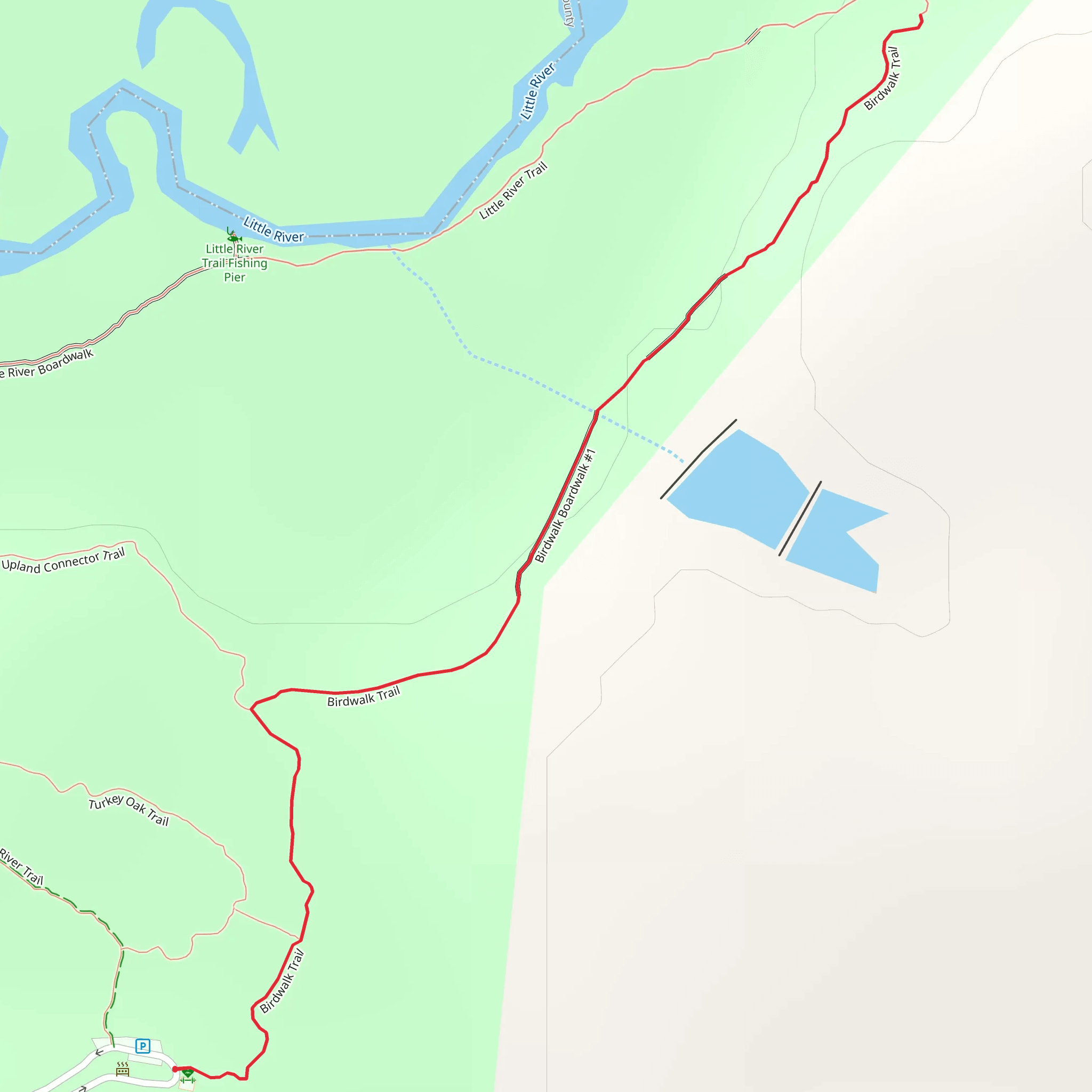 Birdwalk Trail mobile static map