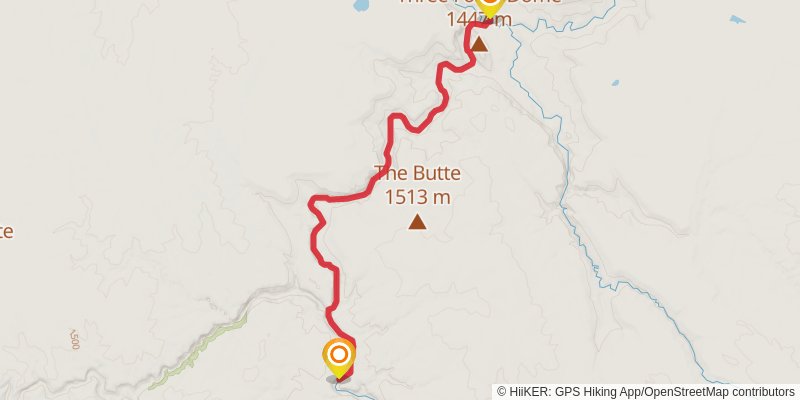 Ultra Pedestrian North Loop stage 83 Map