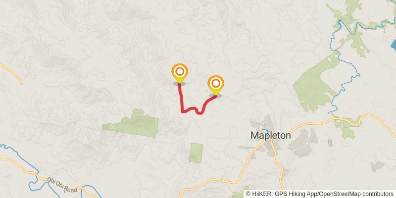 Sunshine Coast Great Walk alt 3 Map