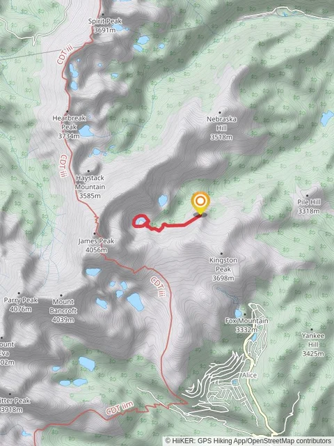 James Peak Lake Loop Trail