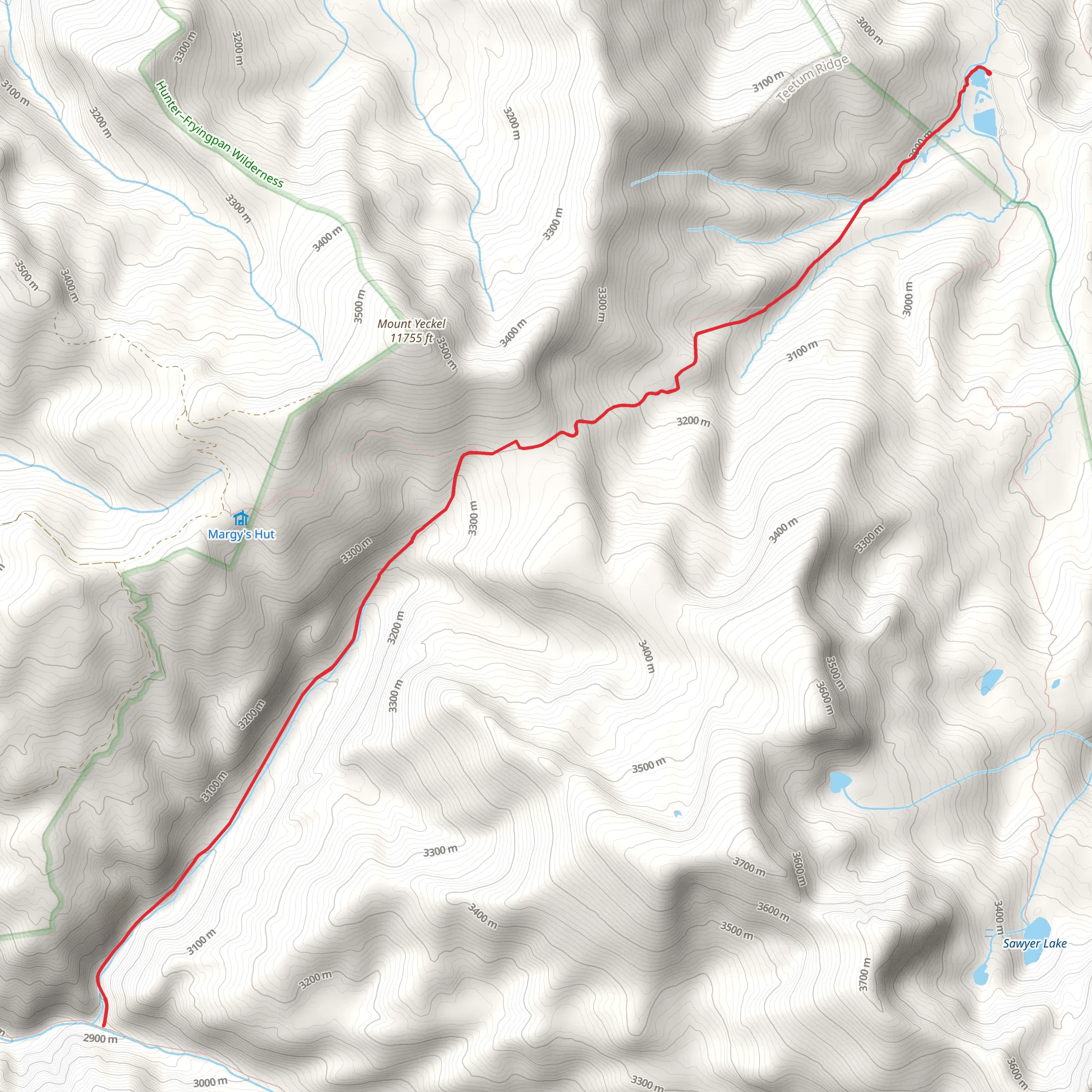 Aspen - Norrie Trail mobile static map