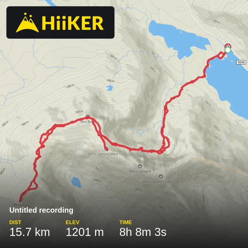 A map preview of the recording Untitled recording.