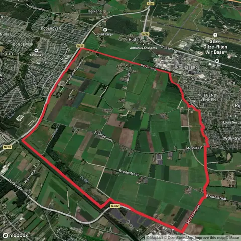 Rijen and Wilhelminakanaal via Vierbunders Weg