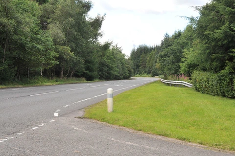 An image depicting the trail Meall Glas from Glen Dochart and its surrounding area.