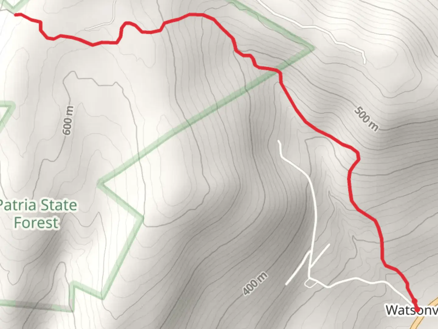 An image depicting the trail Watsonville Long Path and its surrounding area.