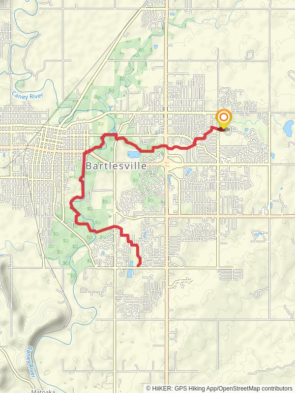 Pathfinder Parkway to Jo Allyn Lowe Park