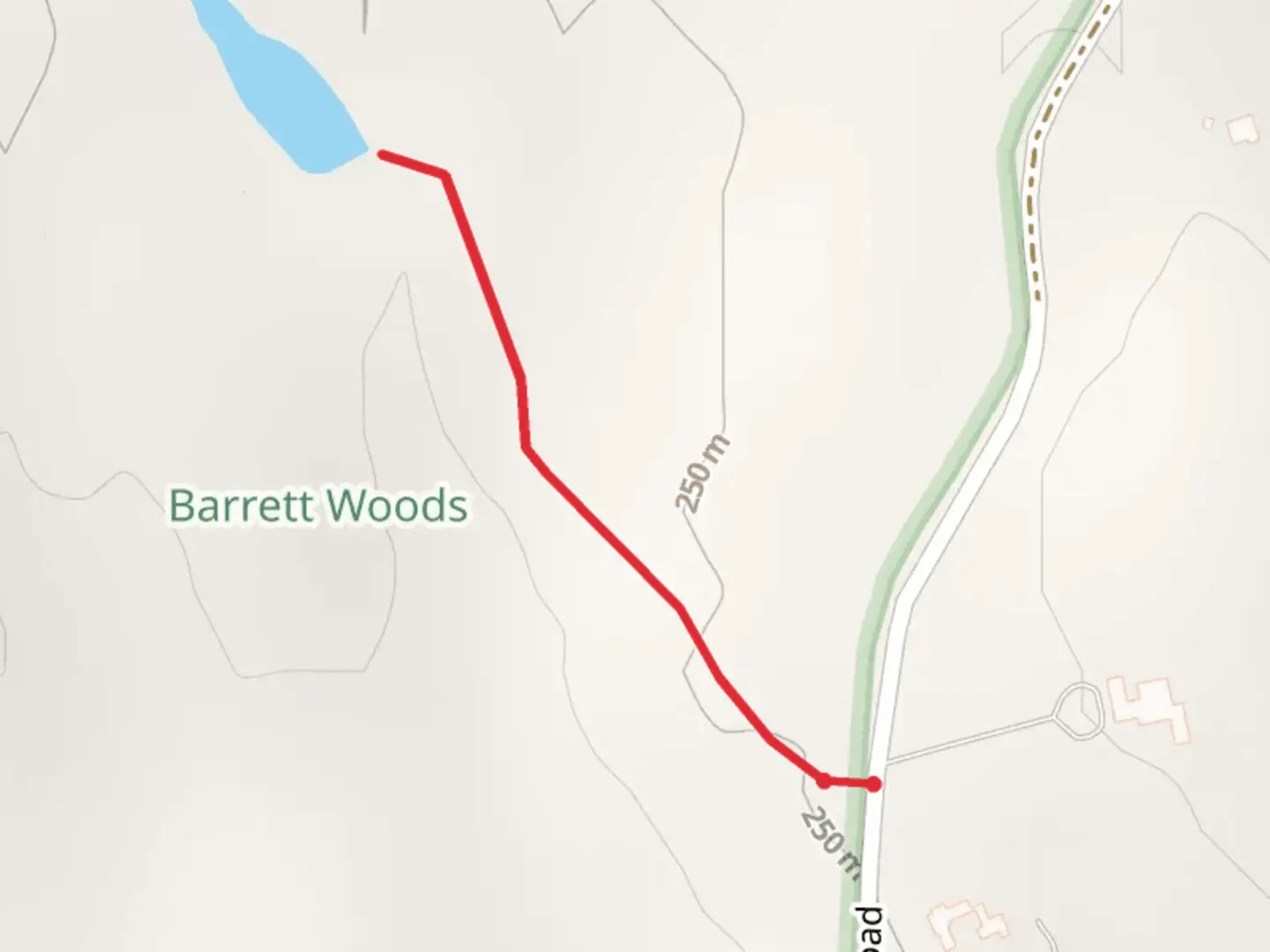 An image depicting the trail Pumpkin Hollow Road Pond Trail and its surrounding area.