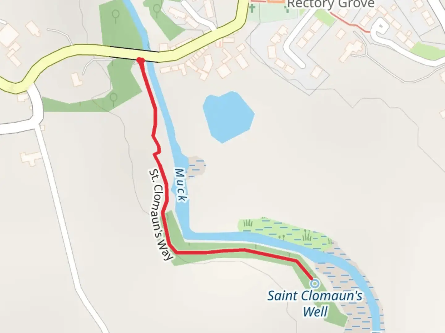 An image depicting the trail St Clomaun's Way and its surrounding area.