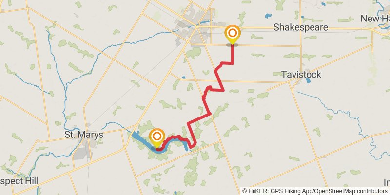 Avon Trail stage 2 Map