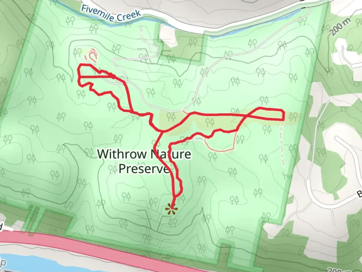 An image depicting the trail Trout Lily Loop Trail and its surrounding area.