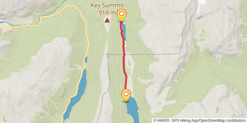 Routeburn Track spur 2 Map