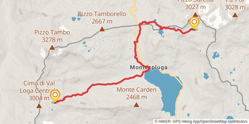 Giro di Giüst stage 4 Map