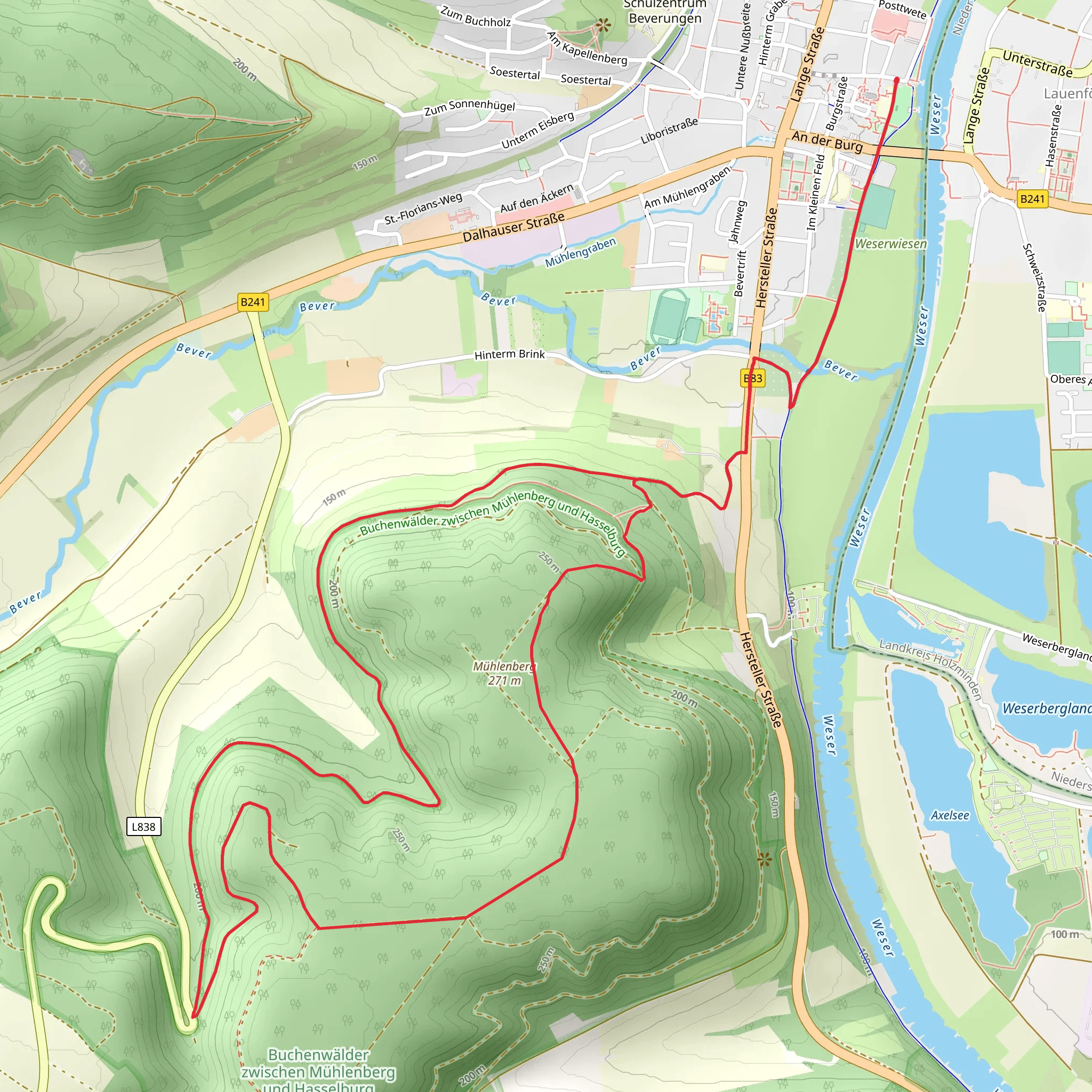 Mühlenberg Loop mobile static map