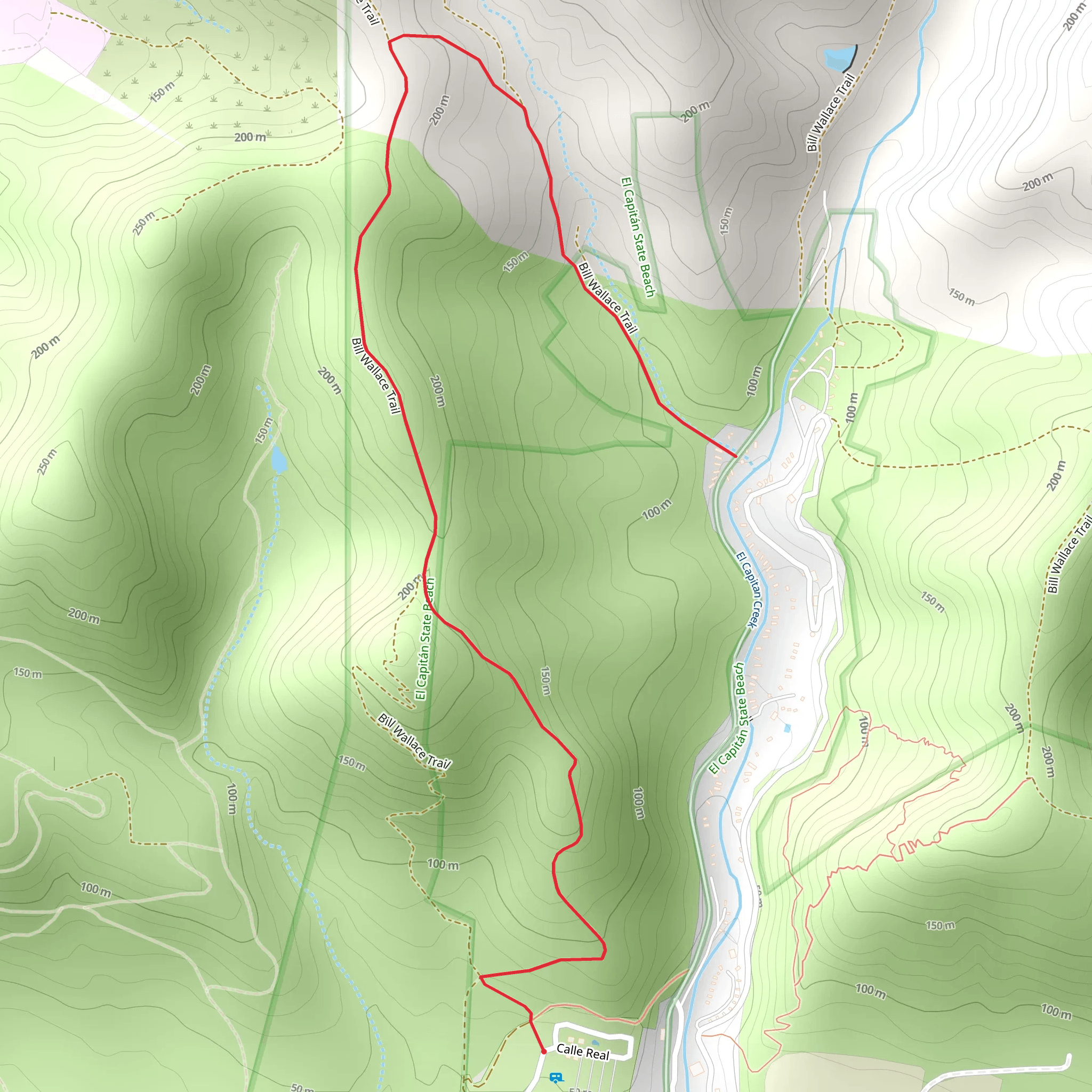 Bill Wallace Trail mobile static map