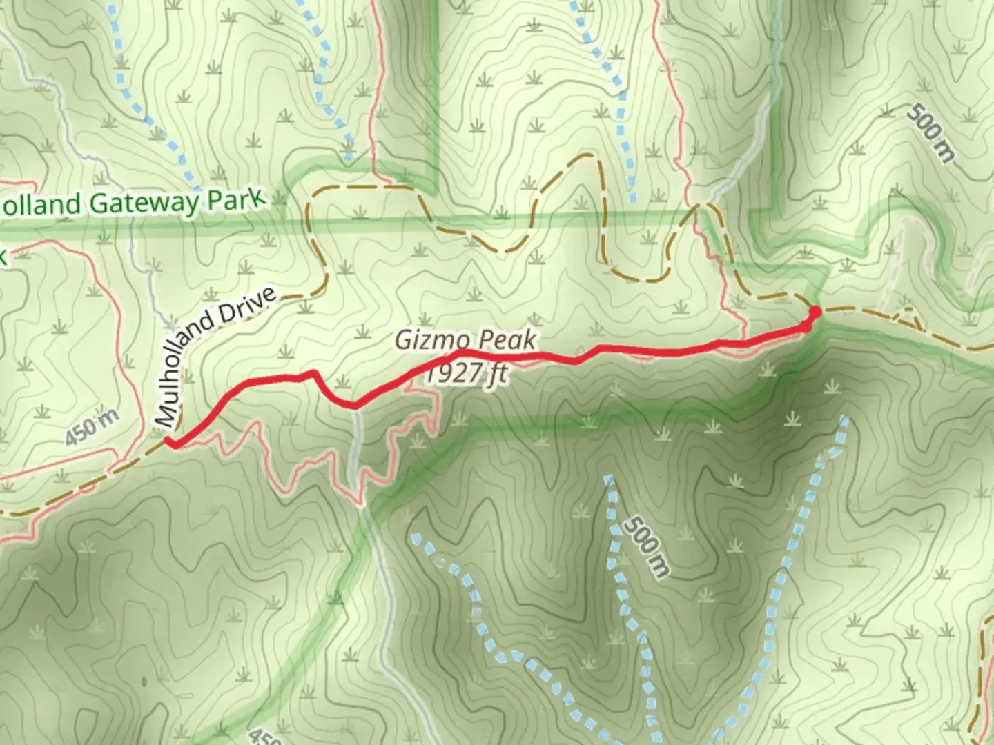 An image depicting the trail Farmer Fire Road Trail and its surrounding area.