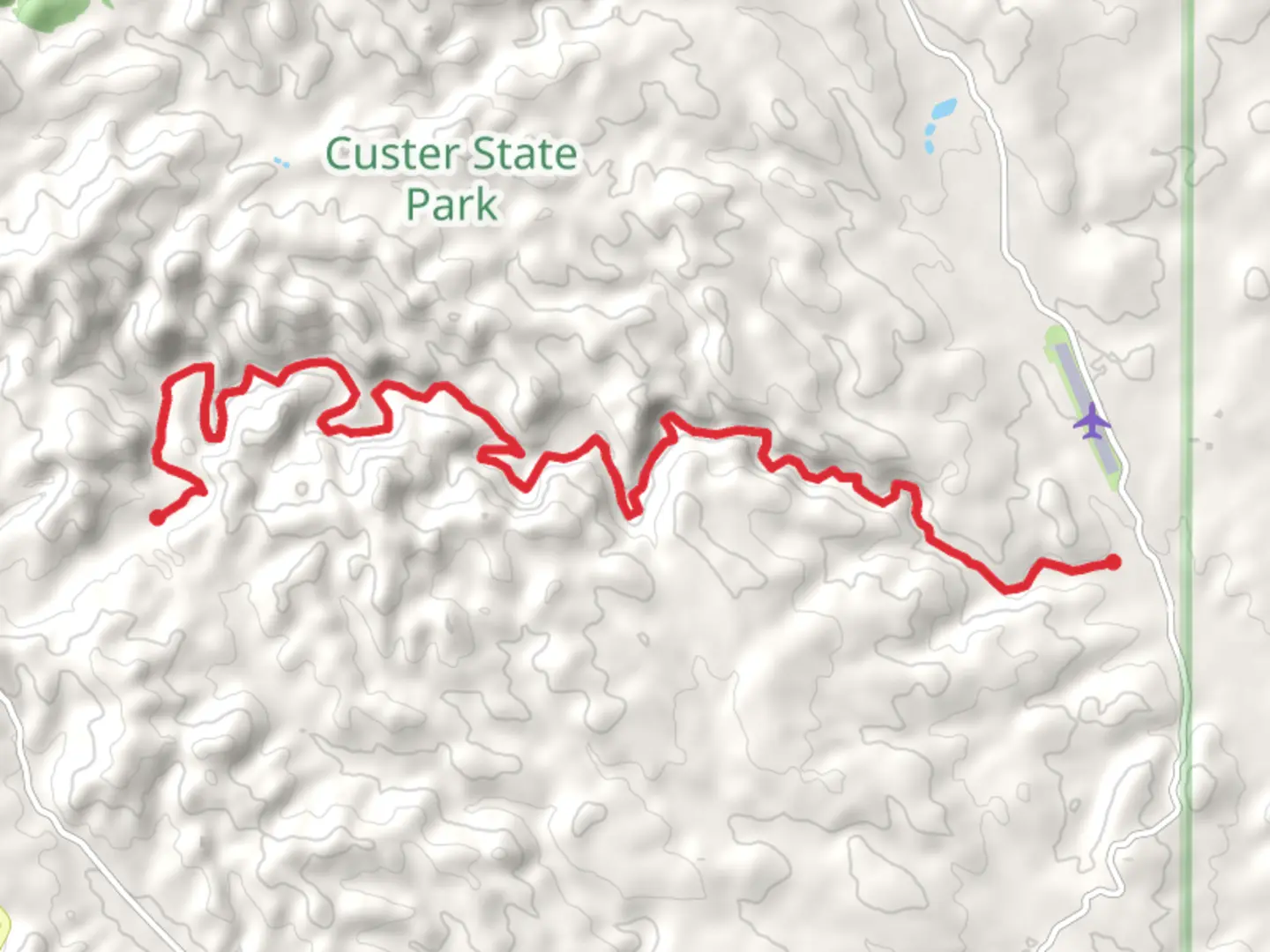 An image depicting the trail French Creek and Mt Coolidge Trail and its surrounding area.